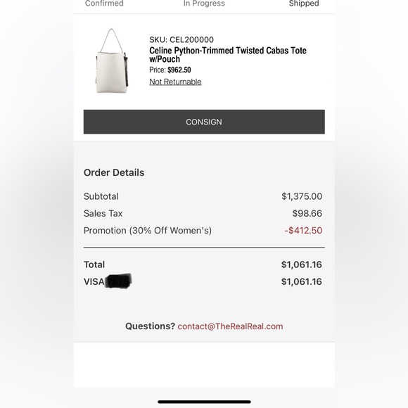 Authentic Celine handbag - Picture 3 of 9